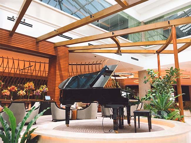 Grand Piano on Terrace