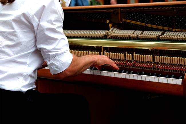 Man Playing Piano