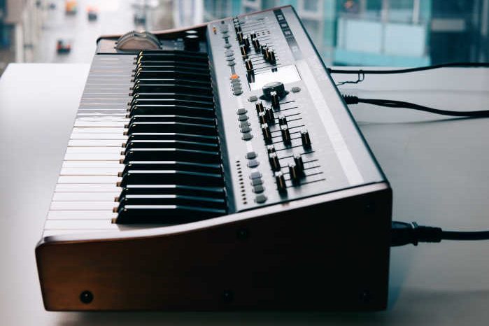 Keyboard Digital Piano on Table